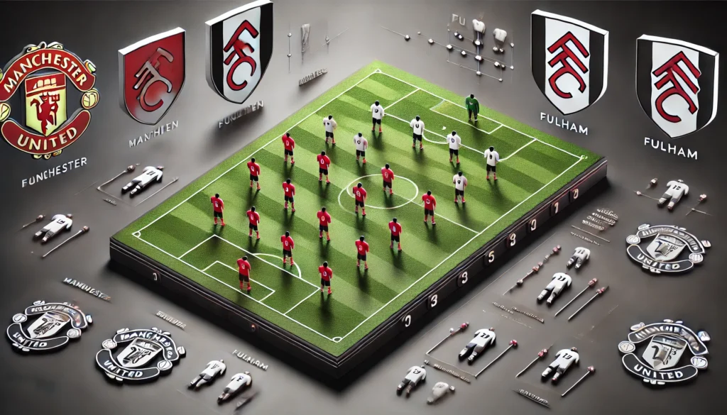 man united vs fulham f.c. lineups