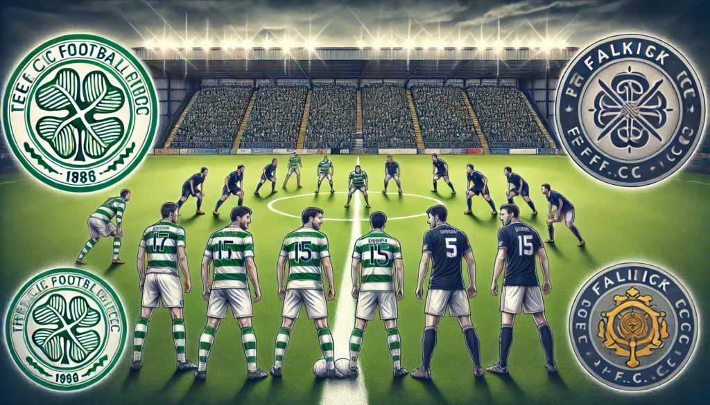 celtic f.c. vs falkirk f.c. lineups